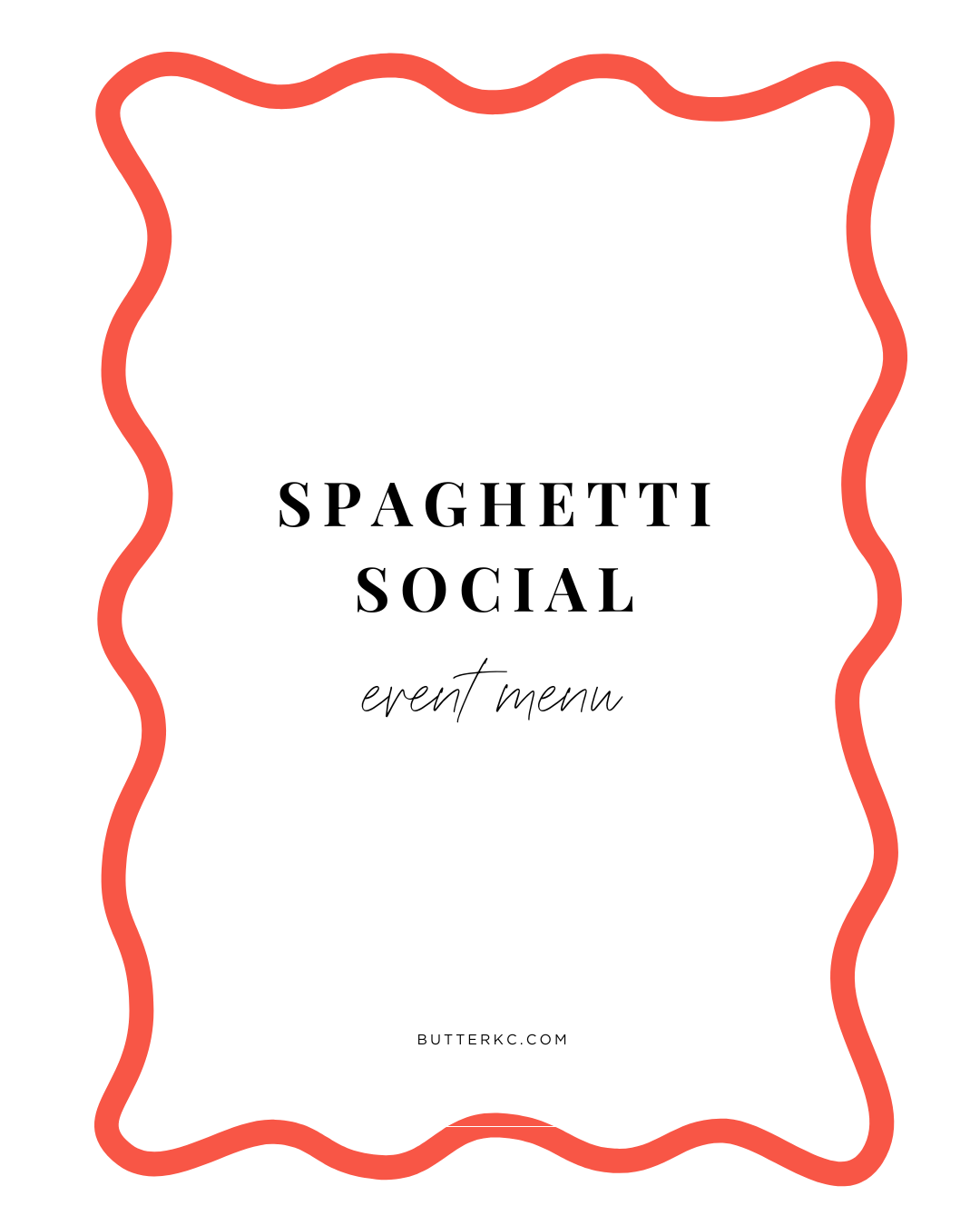 The Spaghetti Social | Event Catering