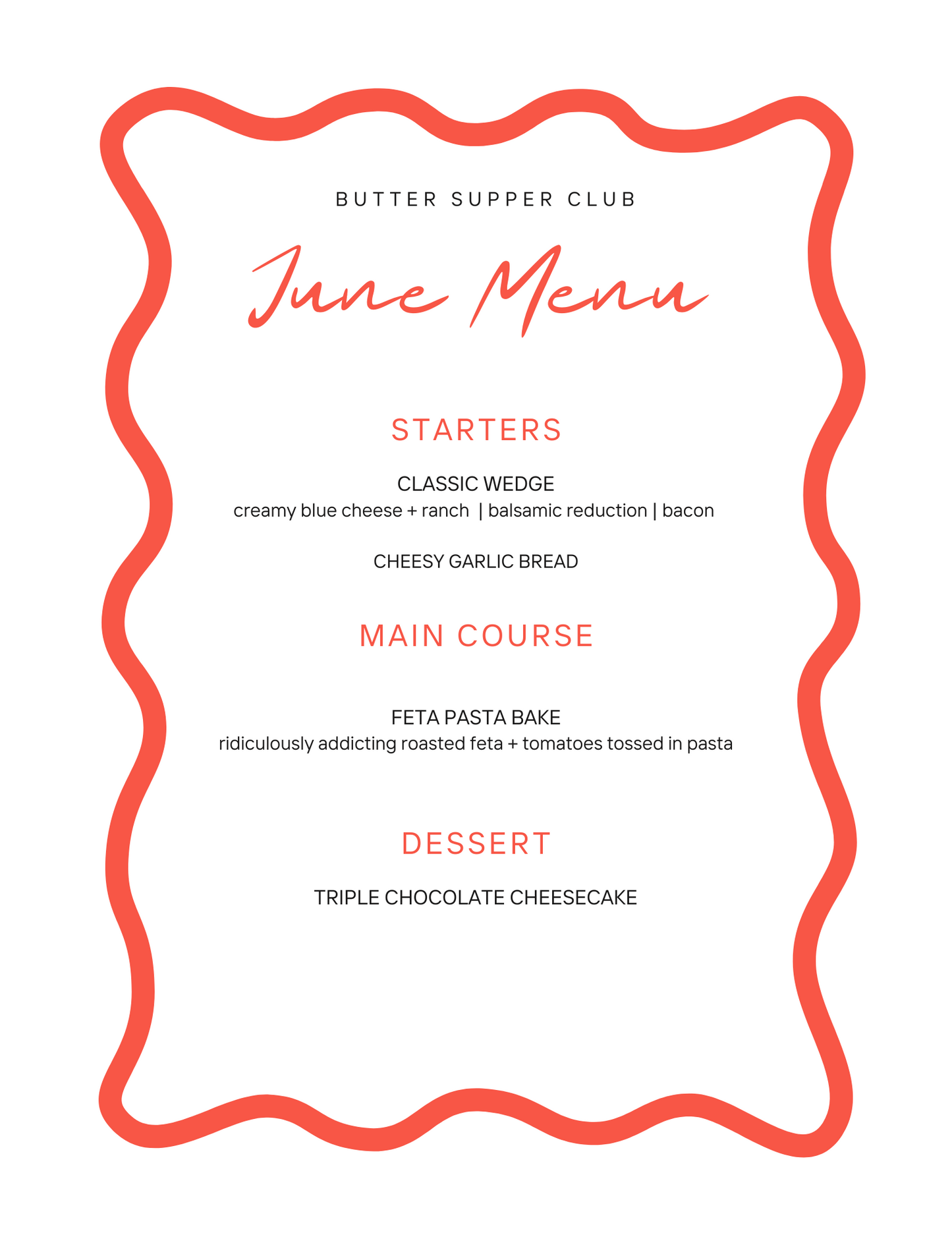 The Butter Supper Club | June