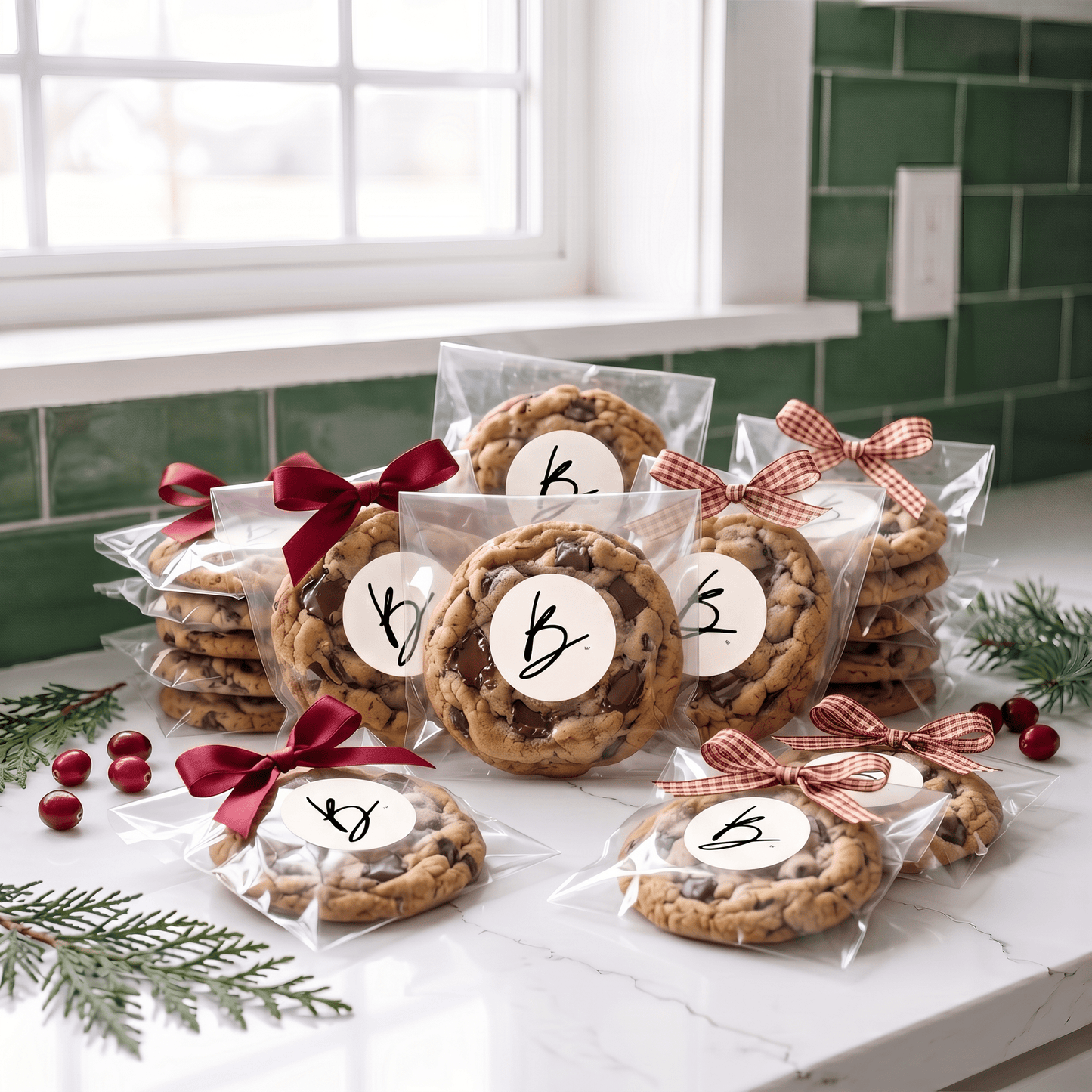 Branded Cookie Favors (Holiday Edit) - Butter Catering KC | Kansas City Catering