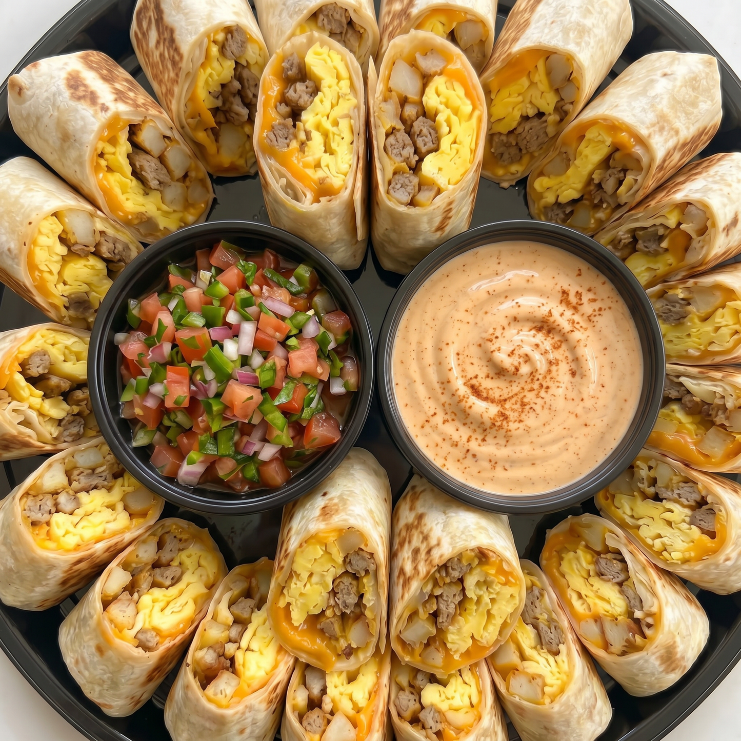 Mini Breakfast Burrito Tray - Butter Catering KC | Kansas City Catering