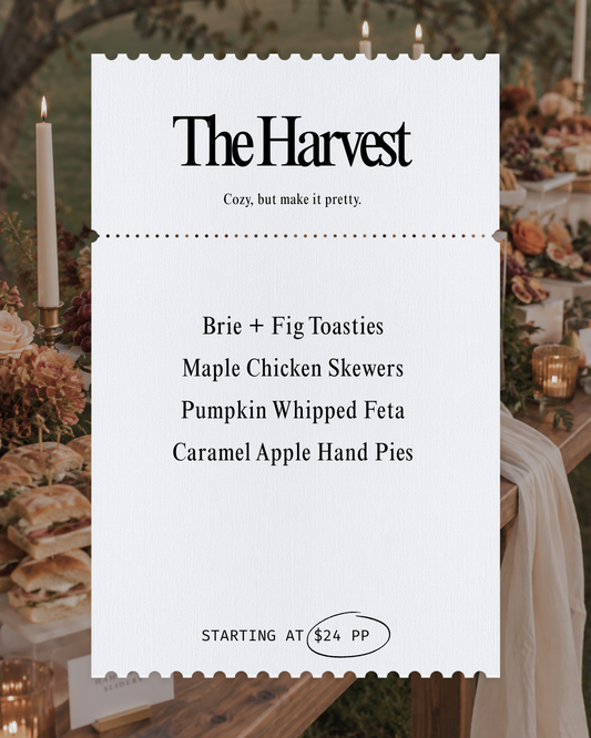 The Harvest Menu 🍂