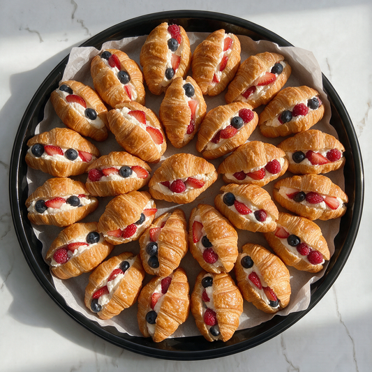 Sweet Cream + Berry Mini Croissants (KC FAV!)