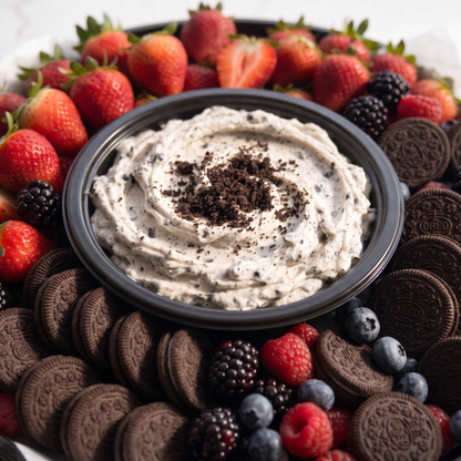 Cookies + Cream Whipped Dip Tray