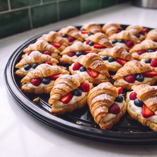 Sweet Cream + Berry Mini Croissants (KC FAV!)