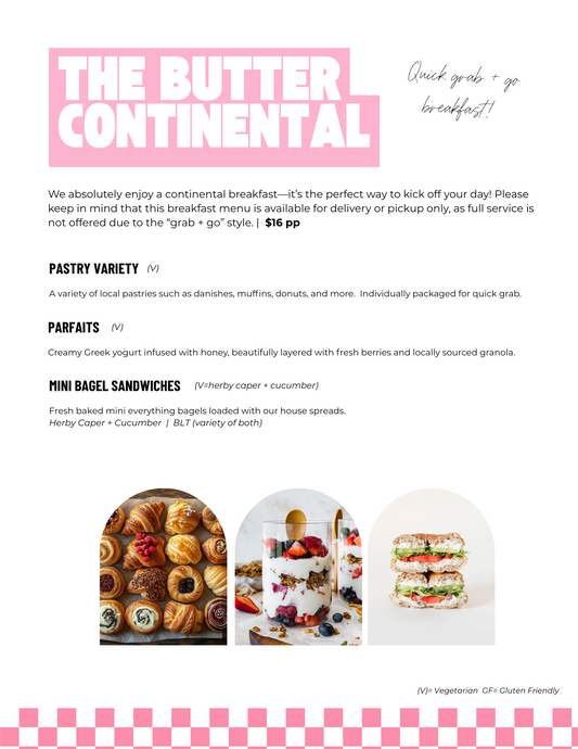 Breakfast Continental | Per Person