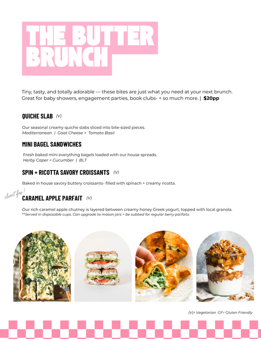 The Butter Brunch | Per Person