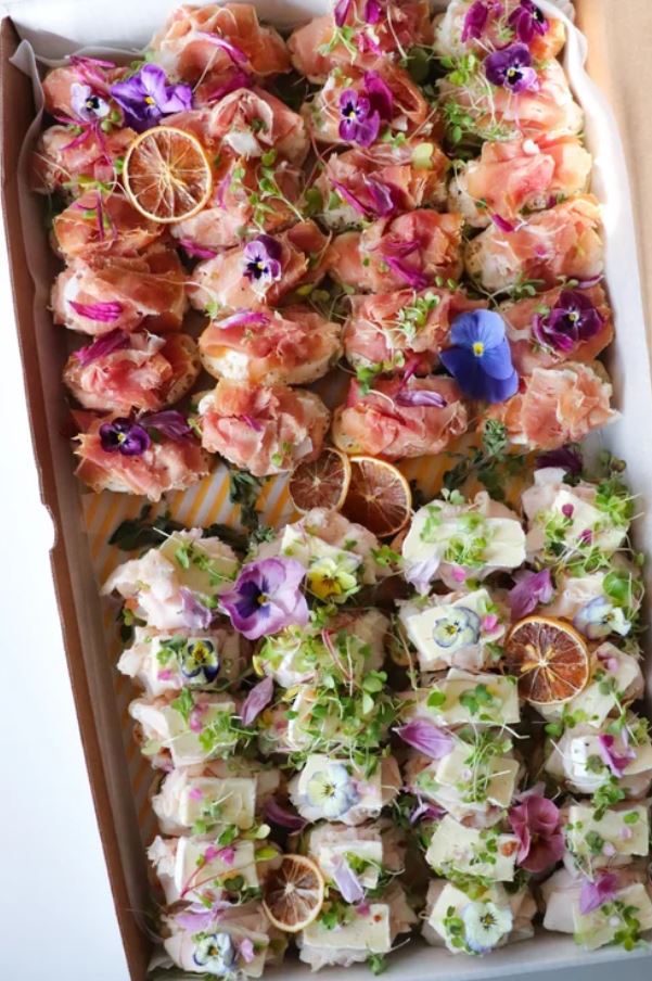 Open Face Tea Sandwiches | Per Dozen