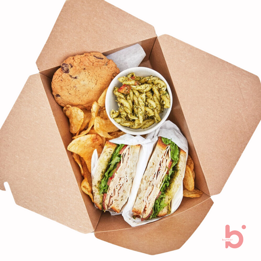 Lunch Boxes (Sandwich + Pasta Salad)