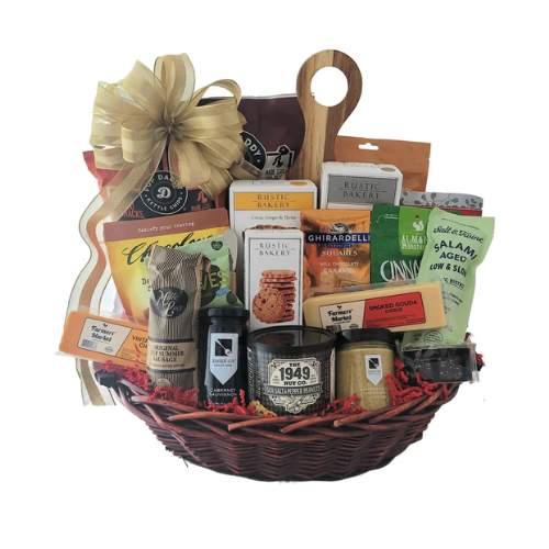 Lux Charcuterie Board Gift Basket