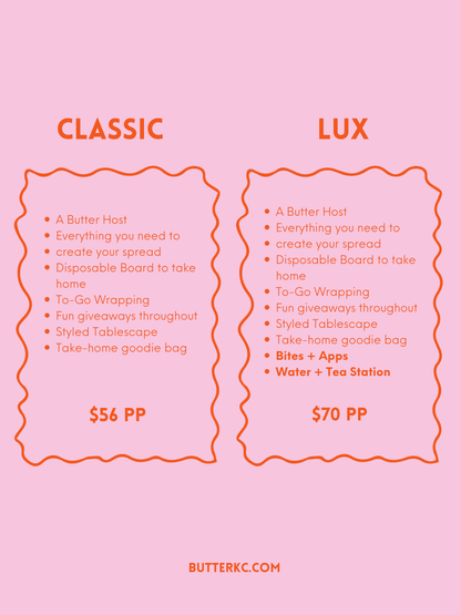 Charcuterie Workshop- Lux Version