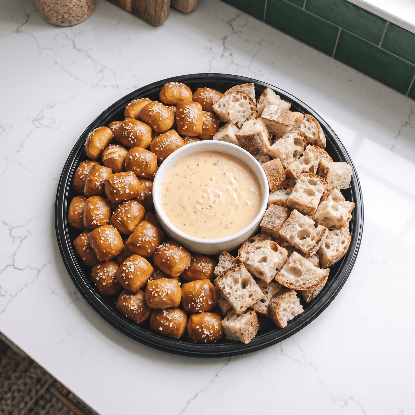 Beer Cheese Dip Tray - Butter Catering KC | Kansas City Catering