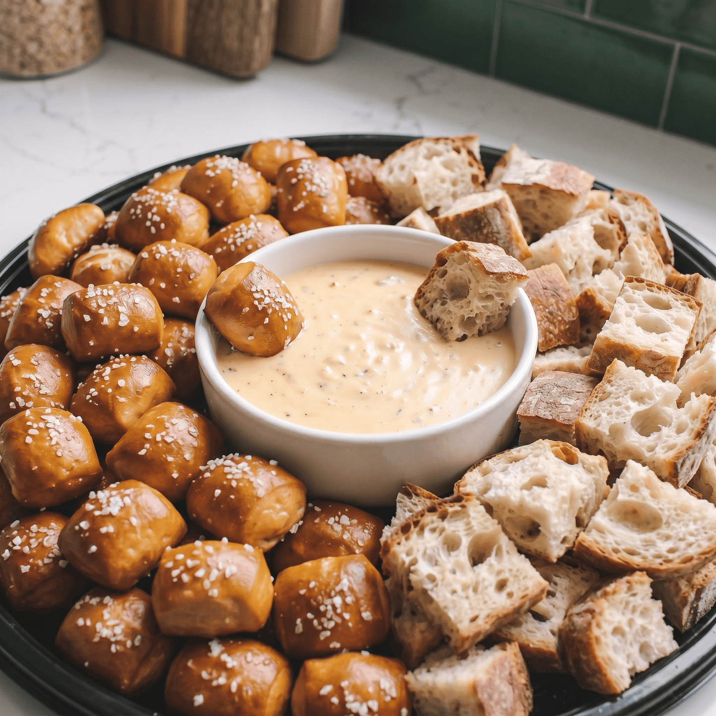 Beer Cheese Dip Tray - Butter Catering KC | Kansas City Catering