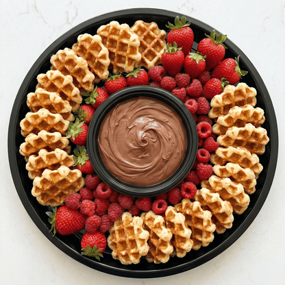 Belgian Waffles & Nutella Tray - Butter Catering KC | Kansas City Catering
