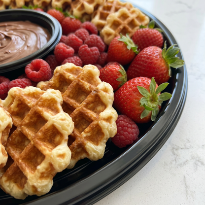Belgian Waffles & Nutella Tray - Butter Catering KC | Kansas City Catering