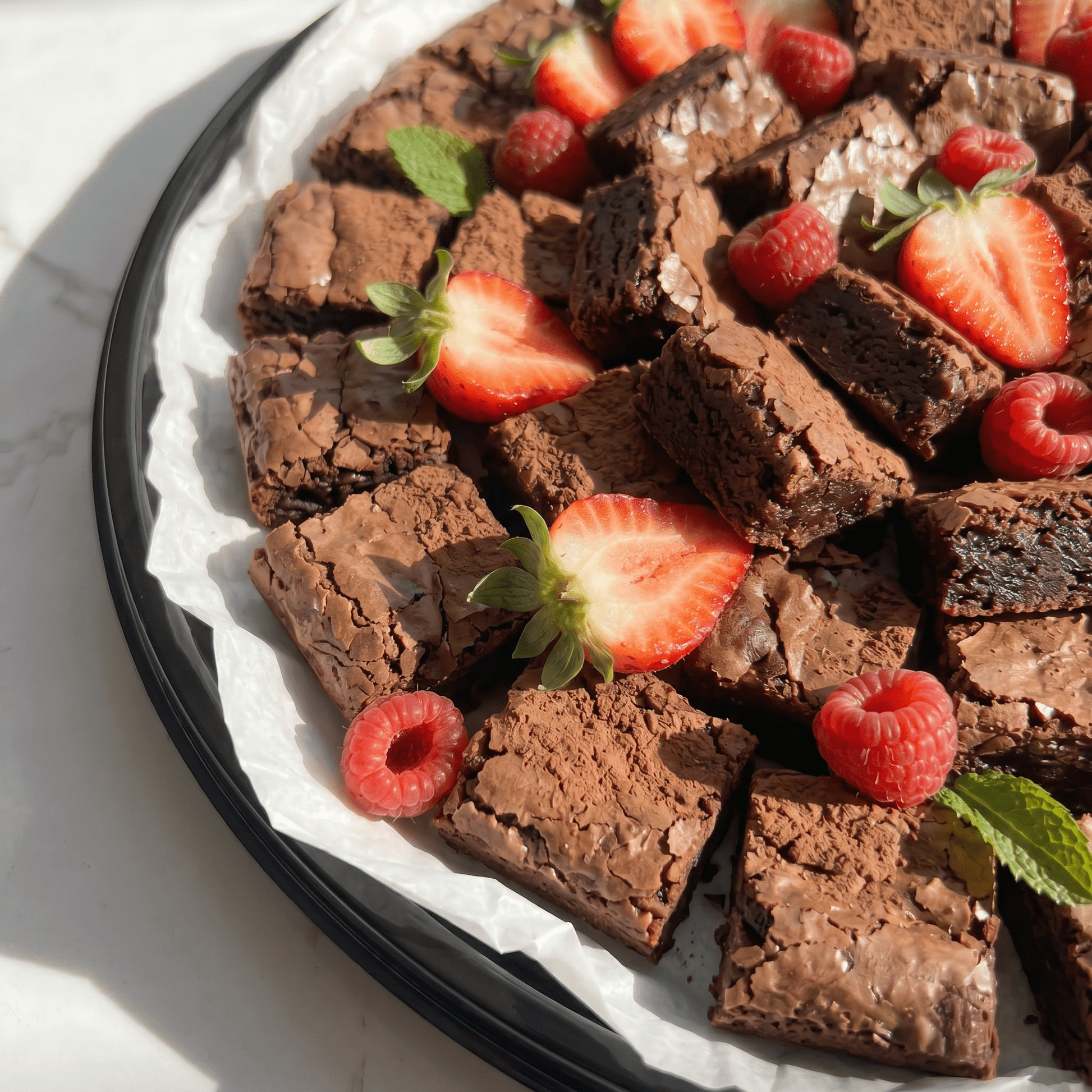 Brownie Bite Tray - Butter Catering KC | Kansas City Catering