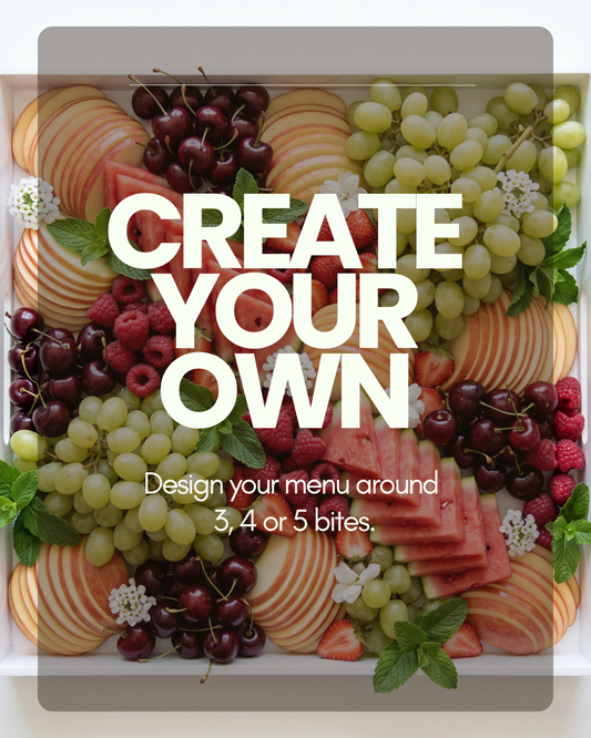 Create Your Own Bites Menu