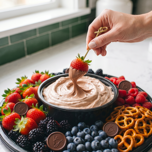 Chocolate Berry Dip Tray