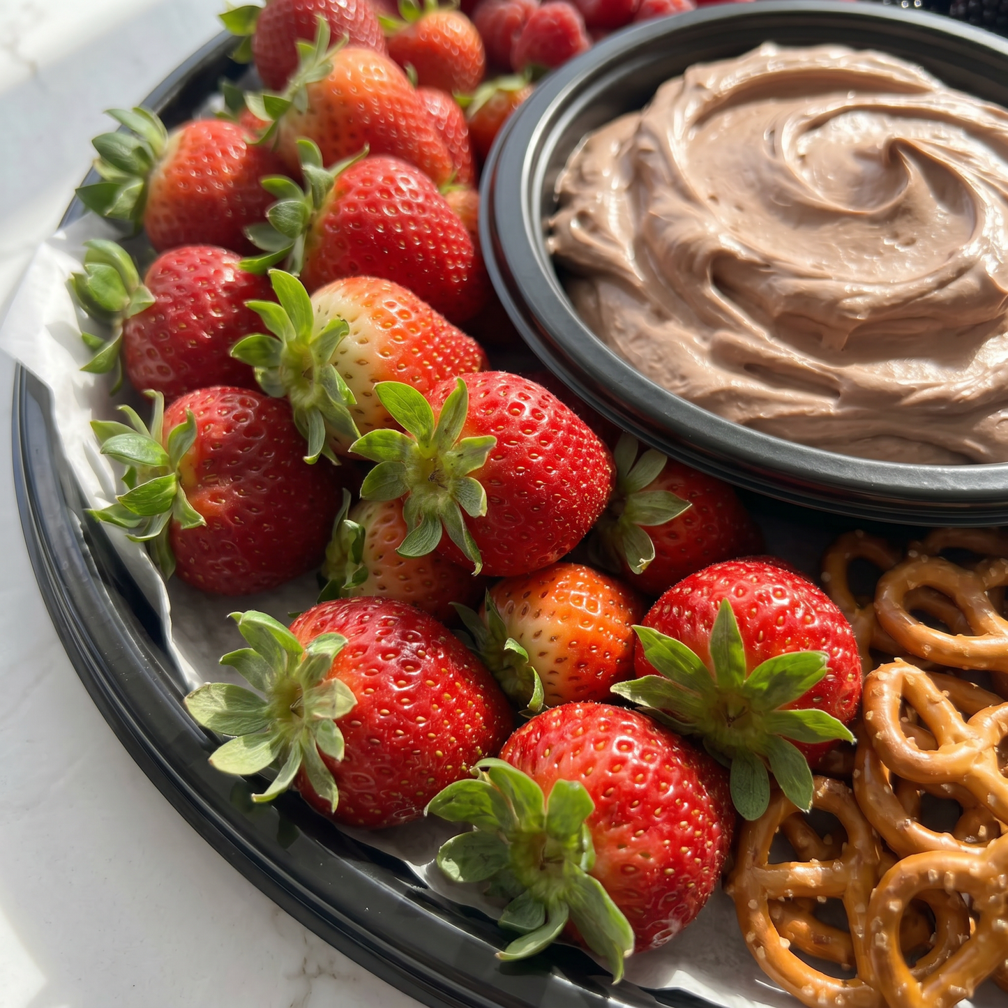 Chocolate Berry Dip Tray - Butter Catering KC | Kansas City Catering