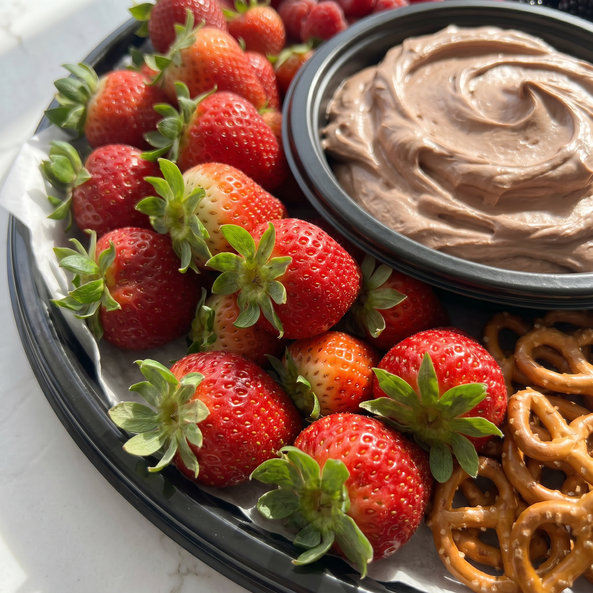 Chocolate Berry Dip Tray - Butter Catering KC | Kansas City Catering