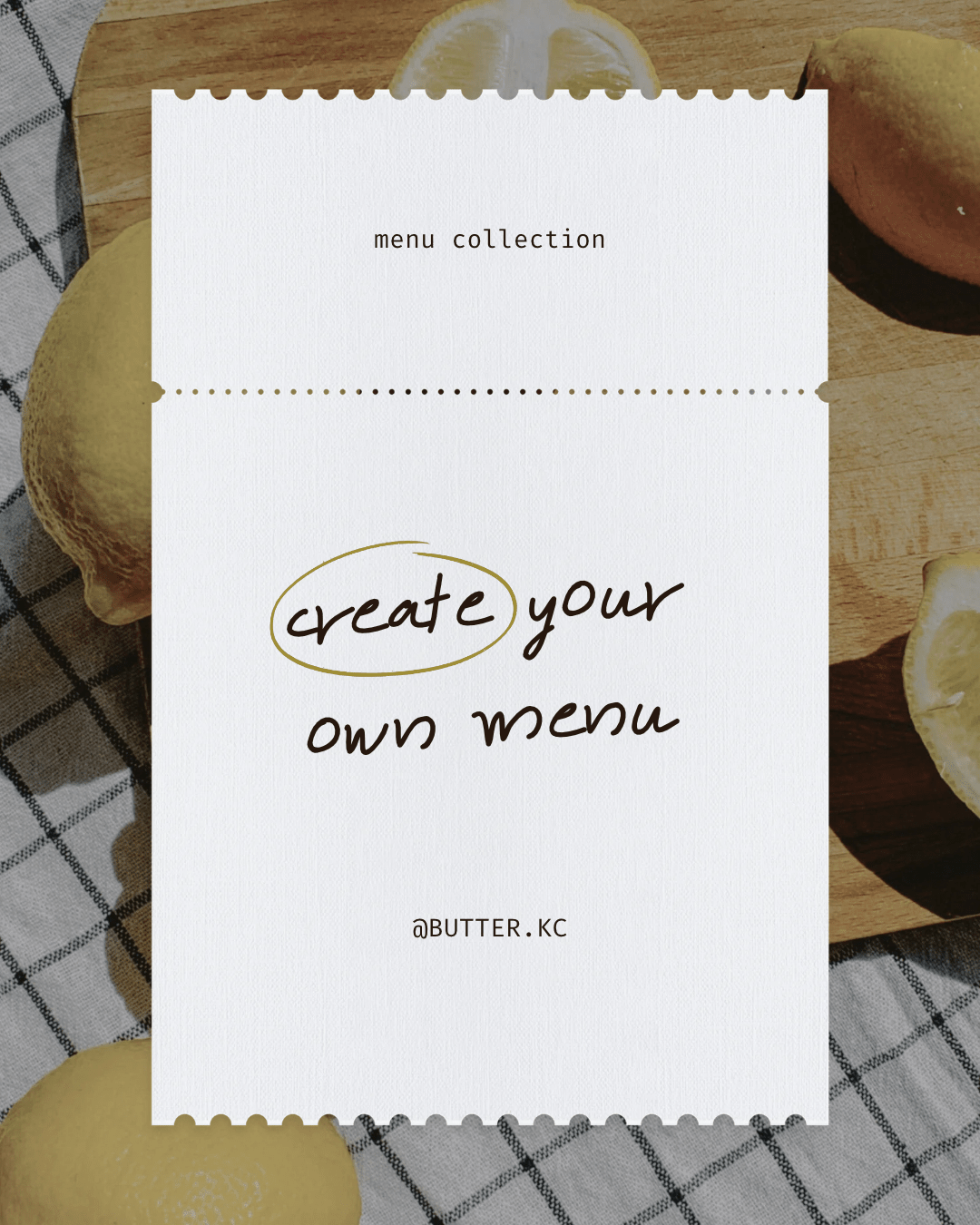 Create Your Own Bites Menu - Butter Catering KC | Kansas City Catering