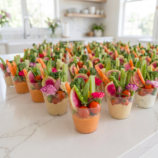 Crudité Cups - Butter Catering KC | Kansas City Catering