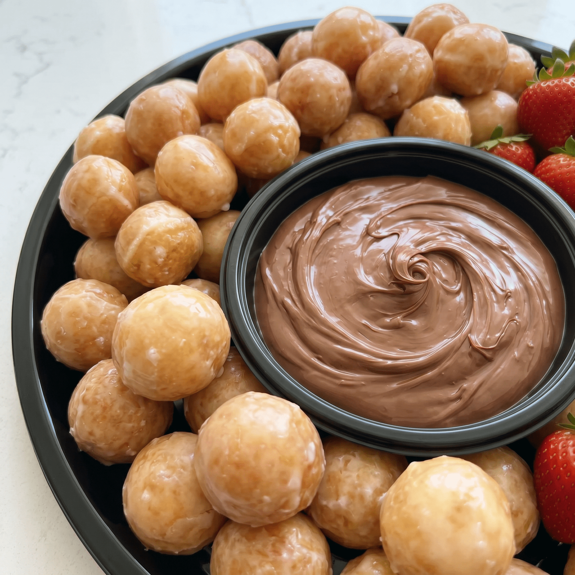 Donut Holes & Nutella Brunch Tray - Butter Catering KC | Kansas City Catering