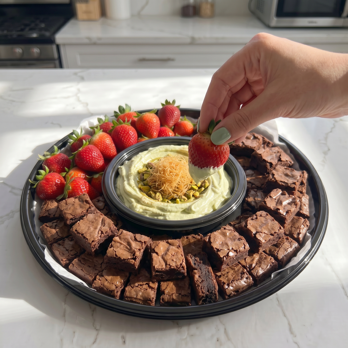 The Dubai Chocolate Dip Tray