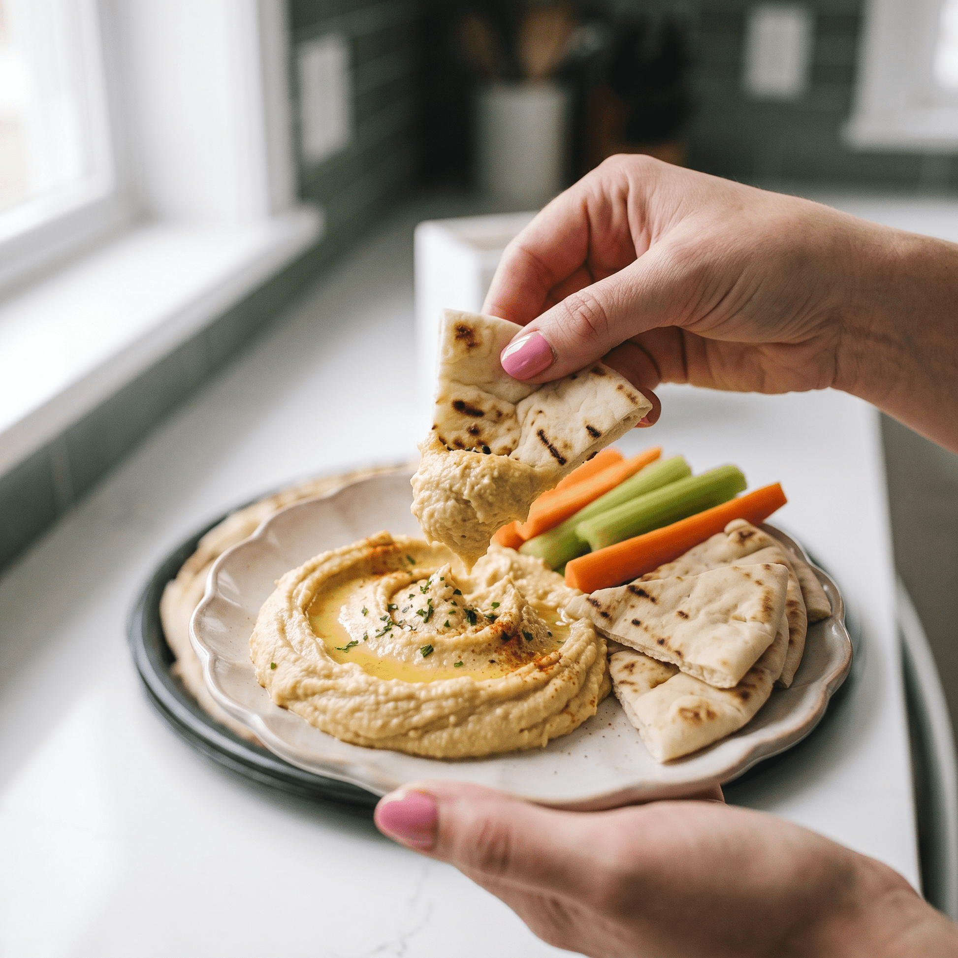 Hummus Dip Tray - Butter KC | Kansas City Catering