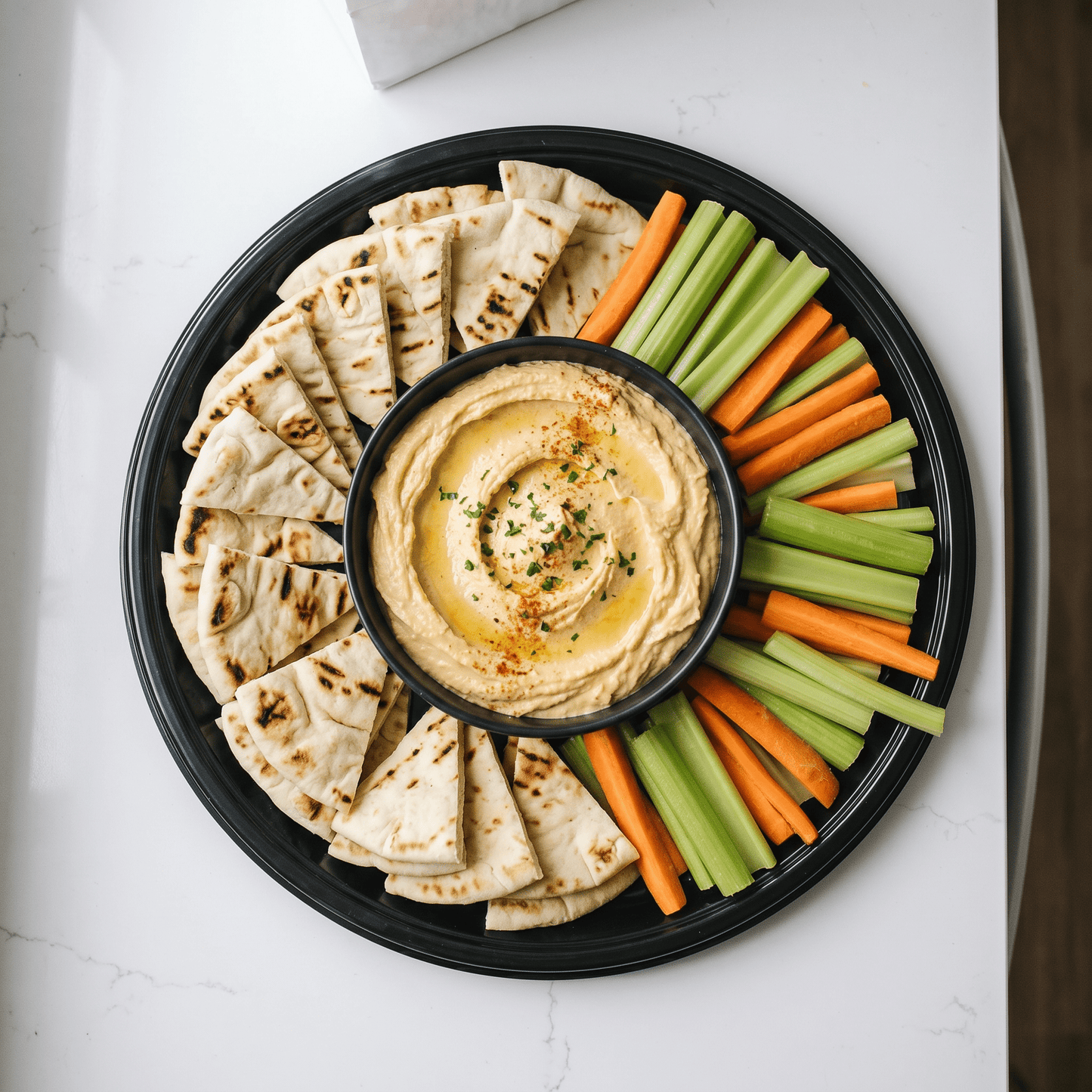 Hummus Dip Tray - Butter KC | Kansas City Catering