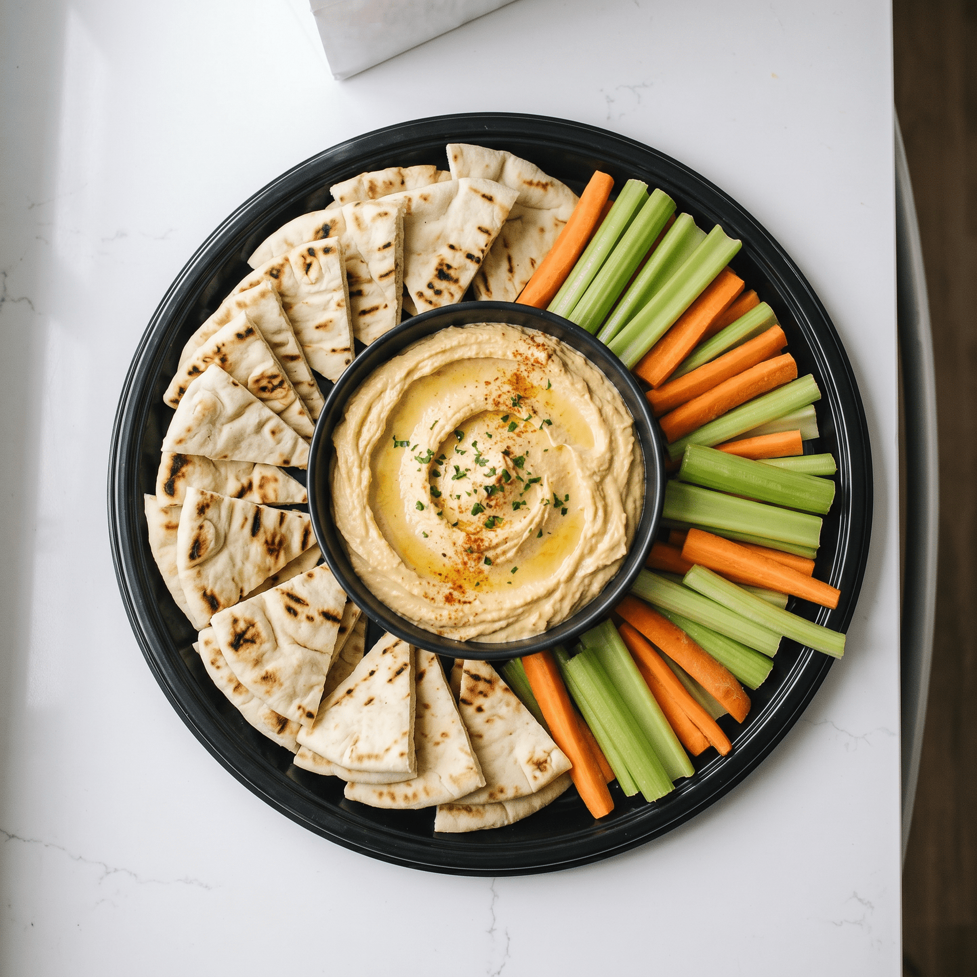 Hummus Dip Tray - Butter KC | Kansas City Catering