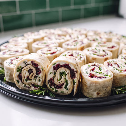 Merry Pinwheels Tray