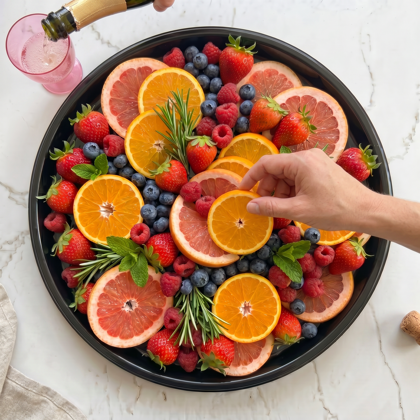 Mimosa Bar Kit Tray - Butter Catering KC | Kansas City Catering