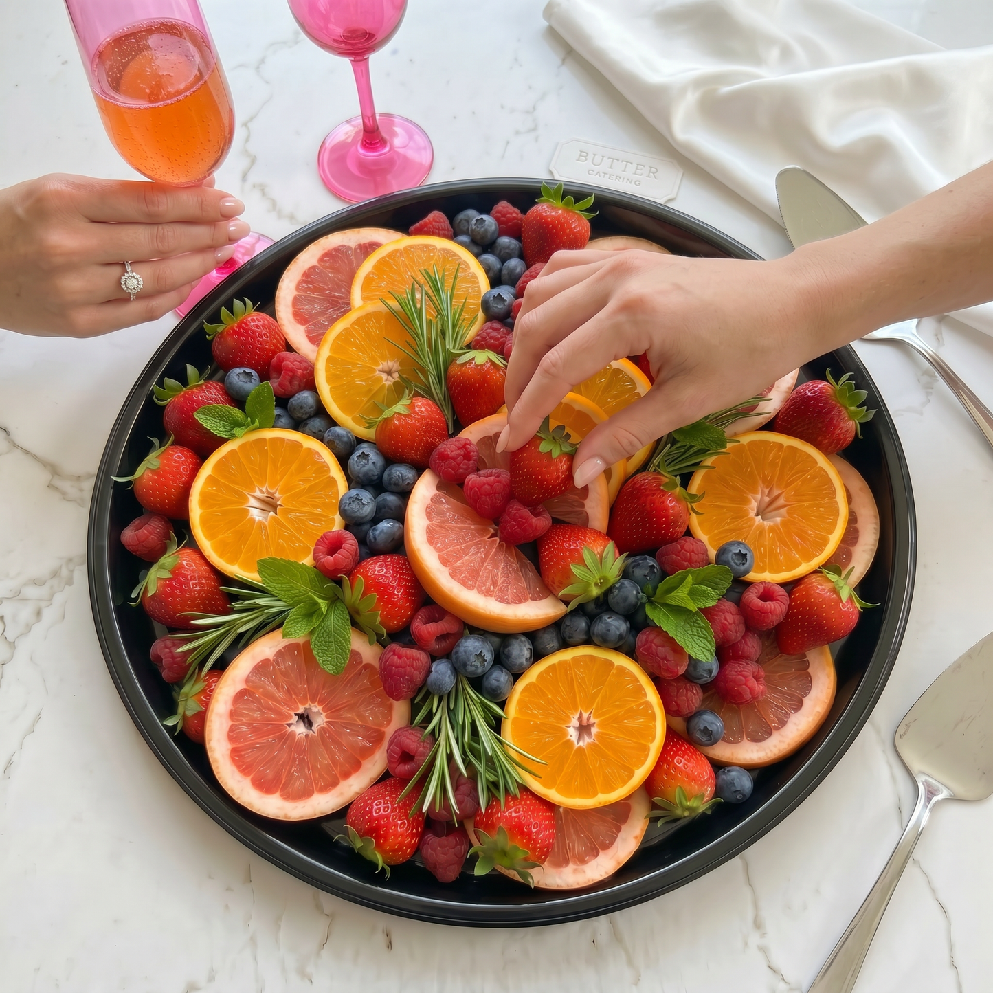Mimosa Bar Kit Tray - Butter Catering KC | Kansas City Catering