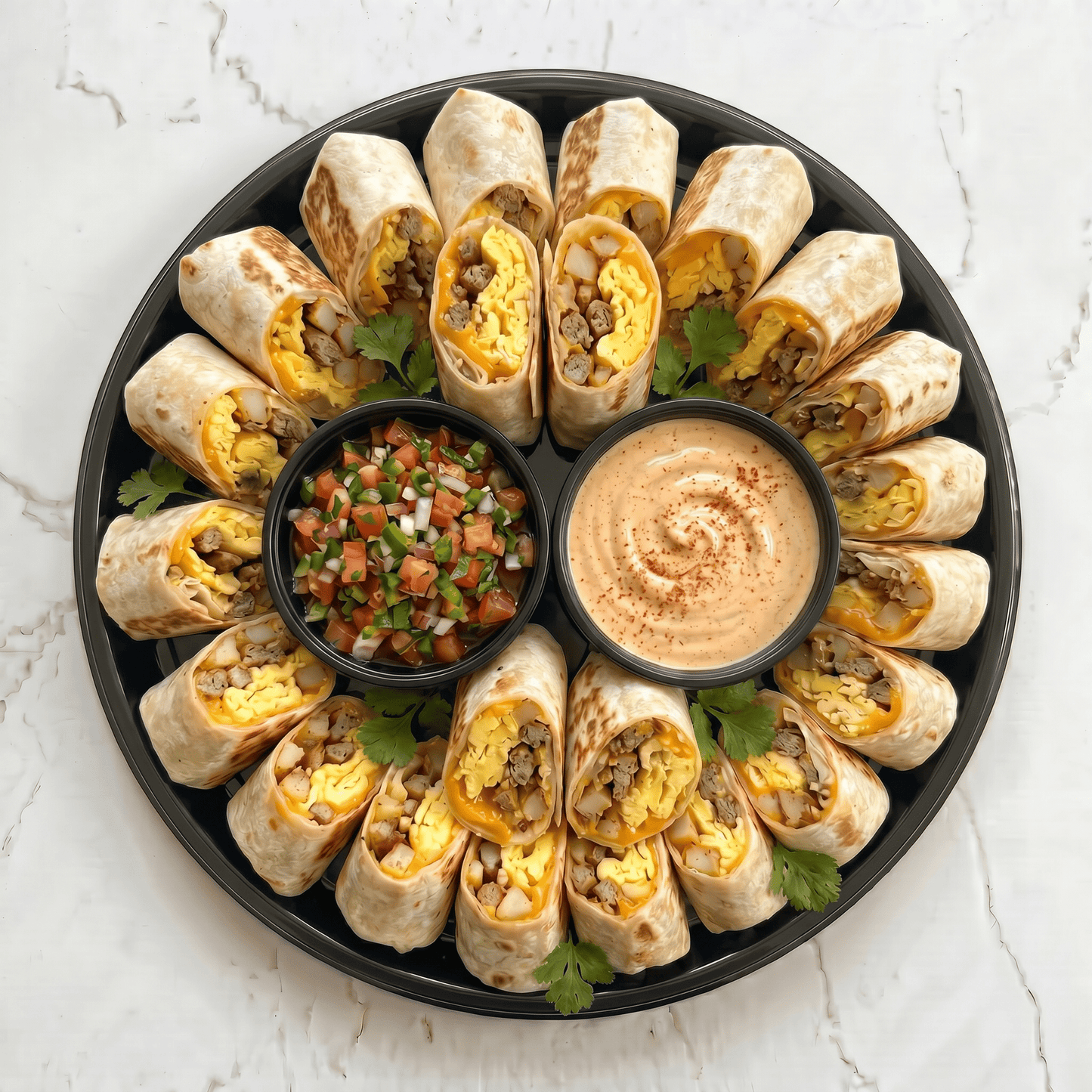 Mini Breakfast Burrito Tray - Butter Catering KC | Kansas City Catering