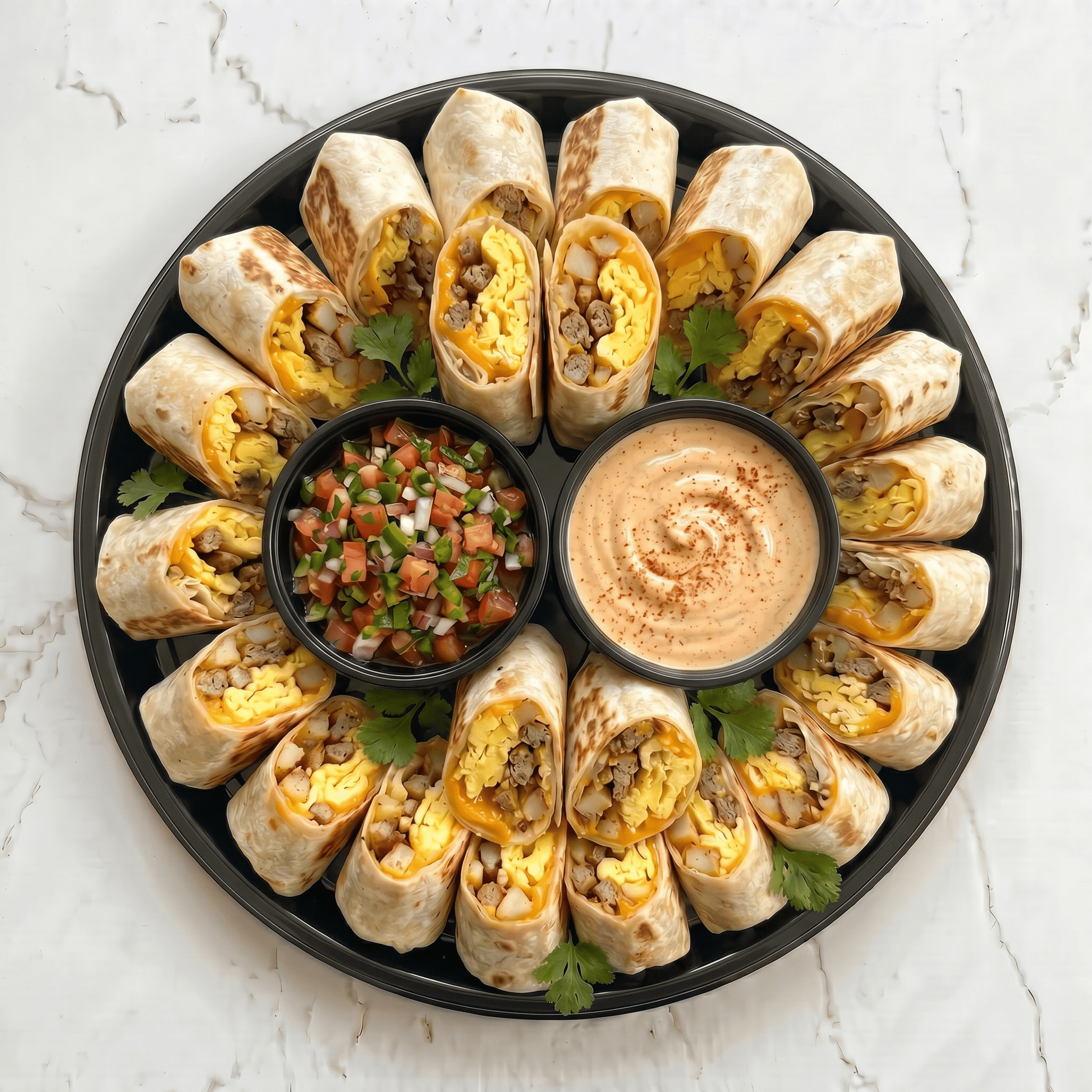 Mini Breakfast Burrito Tray - Butter Catering KC | Kansas City Catering