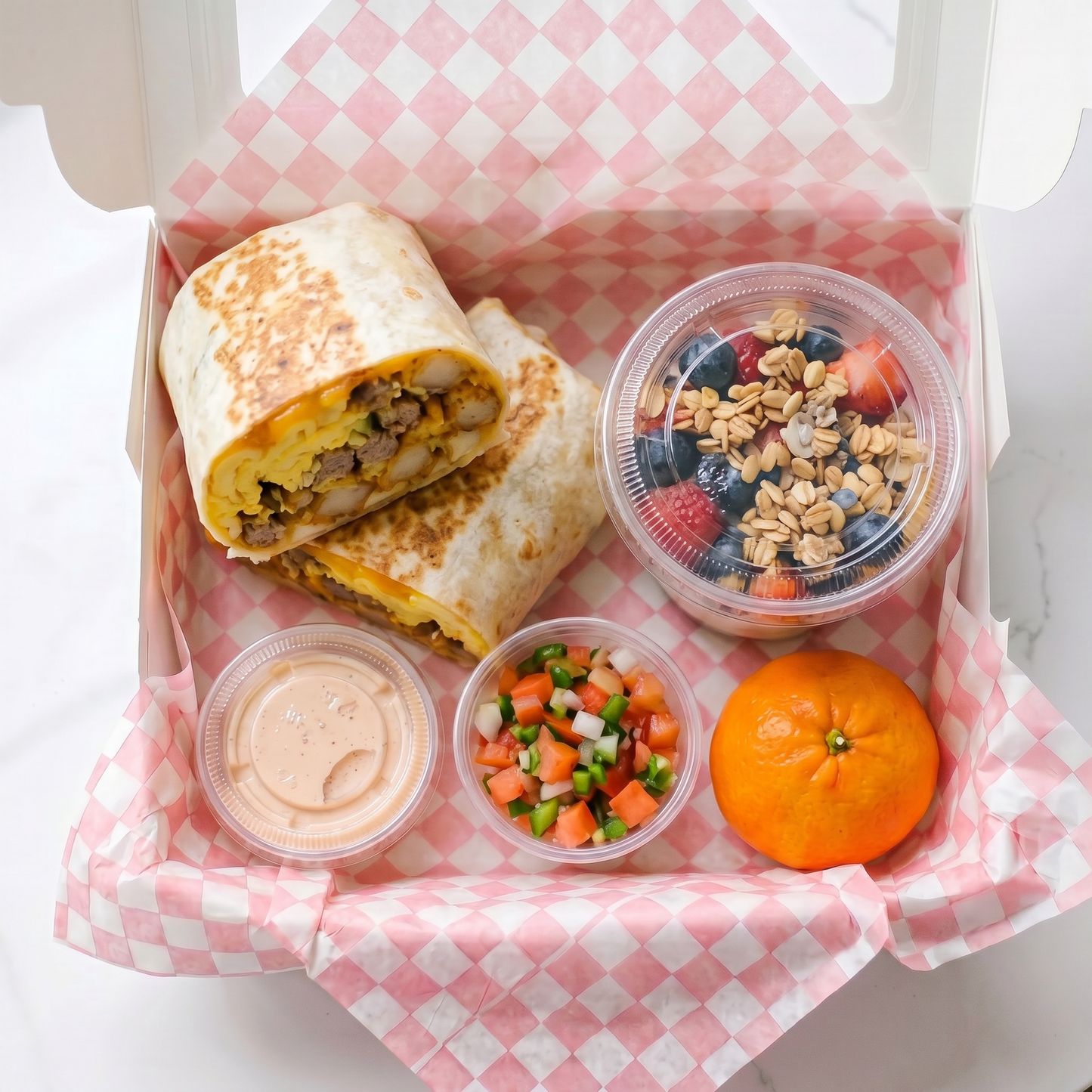 Morning Breakfast Burrito Box - Butter Catering KC | Kansas City Catering