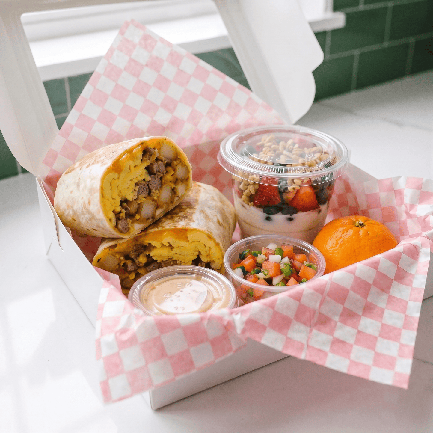 Morning Breakfast Burrito Box - Butter Catering KC | Kansas City Catering