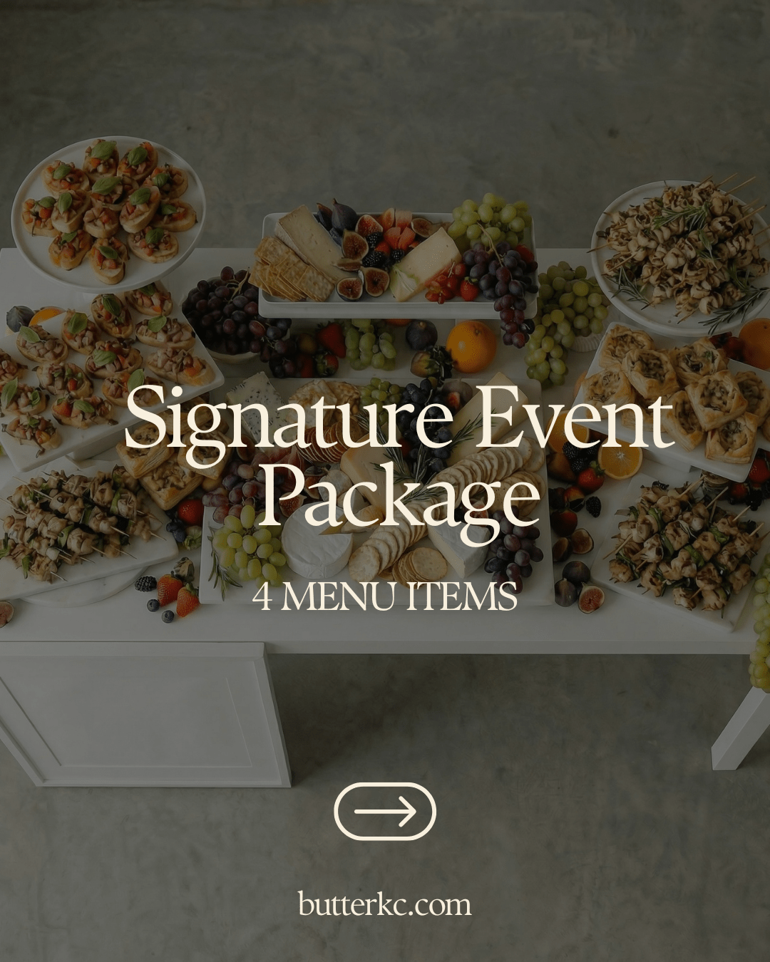 MOST POPULAR! Signature Event | 4 Menu Items | Per Person - Butter KC | Kansas City Catering