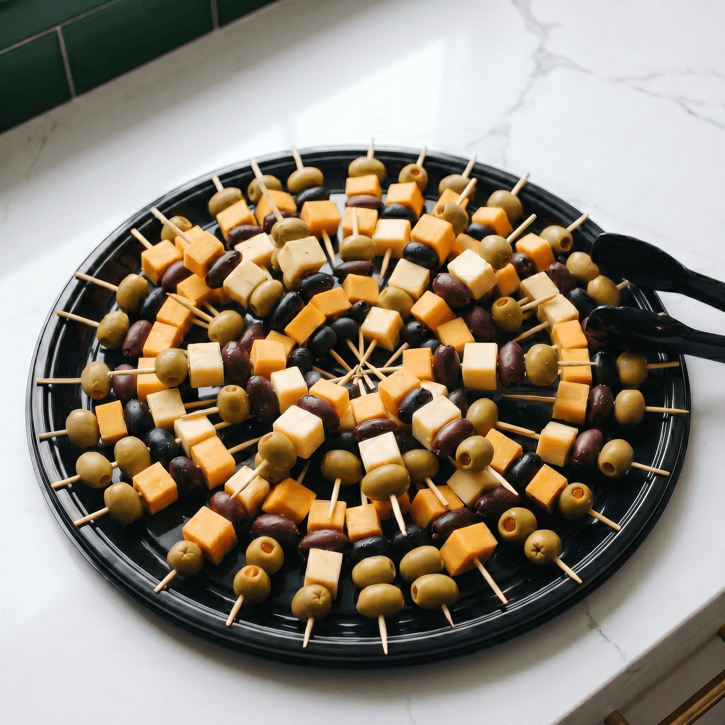 Olive + Cheddar Skewer Tray - Butter KC | Kansas City Catering