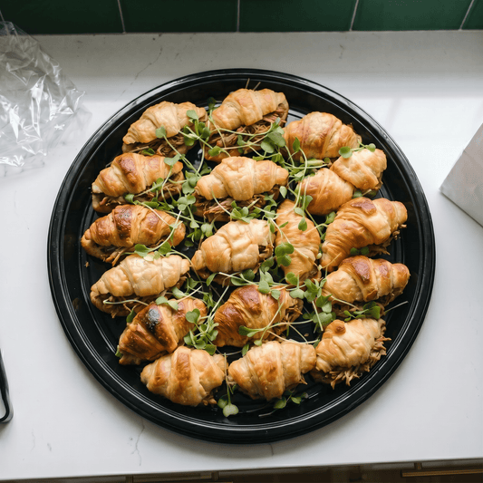 Pulled Pork Croissant Tray - Butter Catering KC | Kansas City Catering