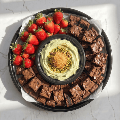 The Dubai Chocolate Dip Tray - Butter Catering KC | Kansas City Catering