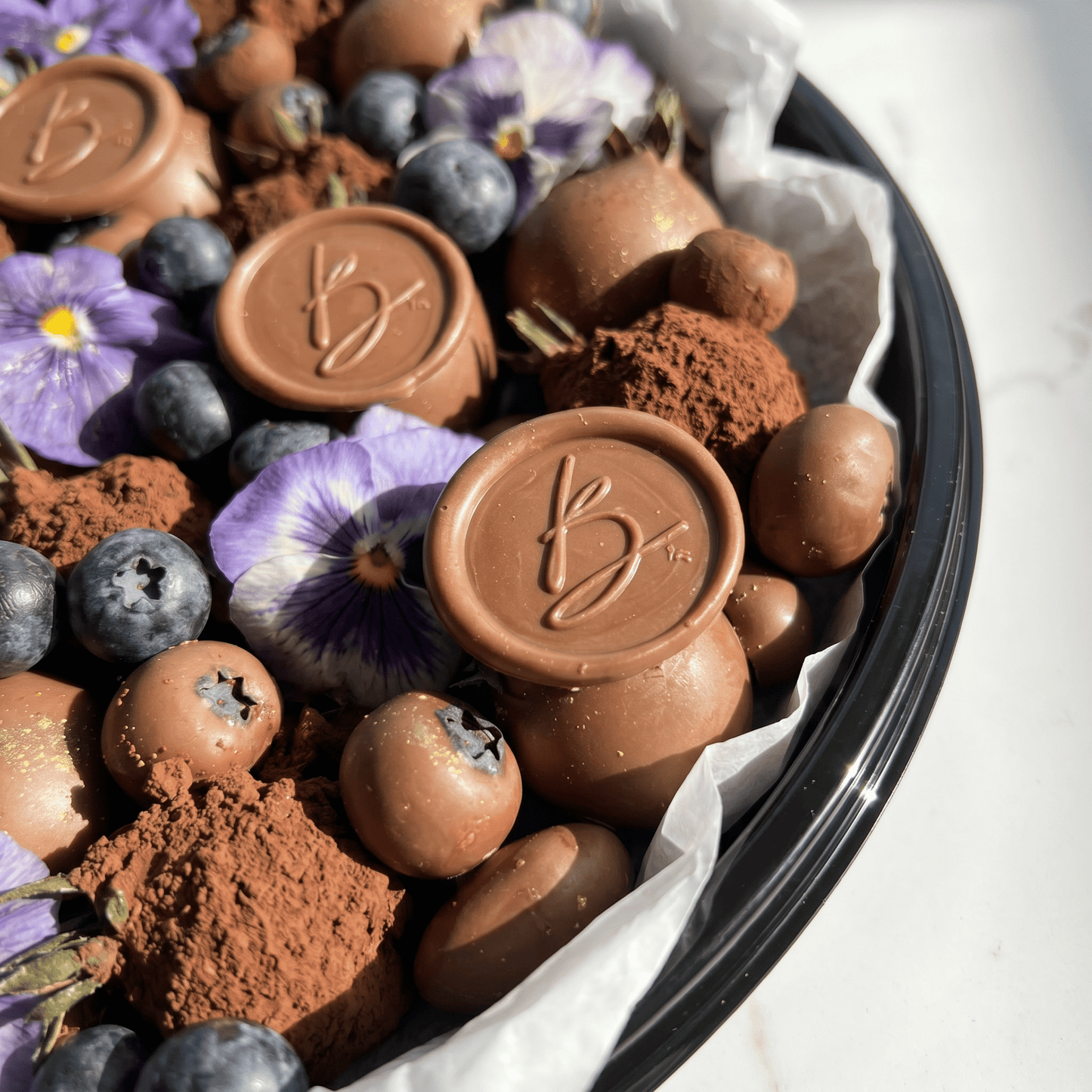The Midnight Garden Berry Tray - Butter Catering KC | Kansas City Catering