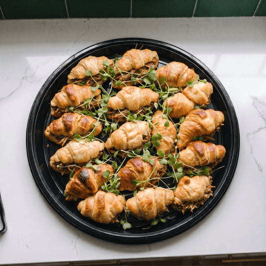 The Pulled Pork Croissant Tray - Butter Catering KC | Kansas City Catering