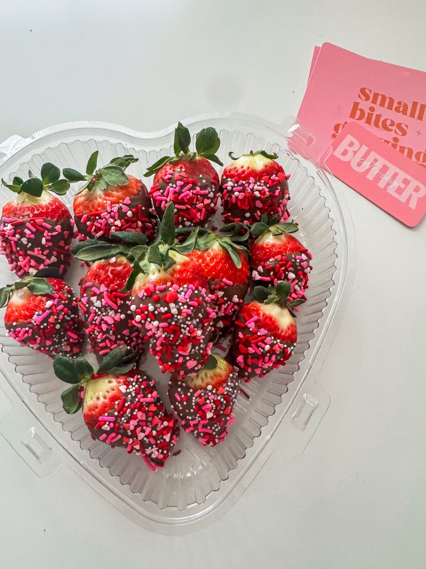 Valentine’s Chocolate - Dipped Strawberries - Butter KC | Kansas City Catering