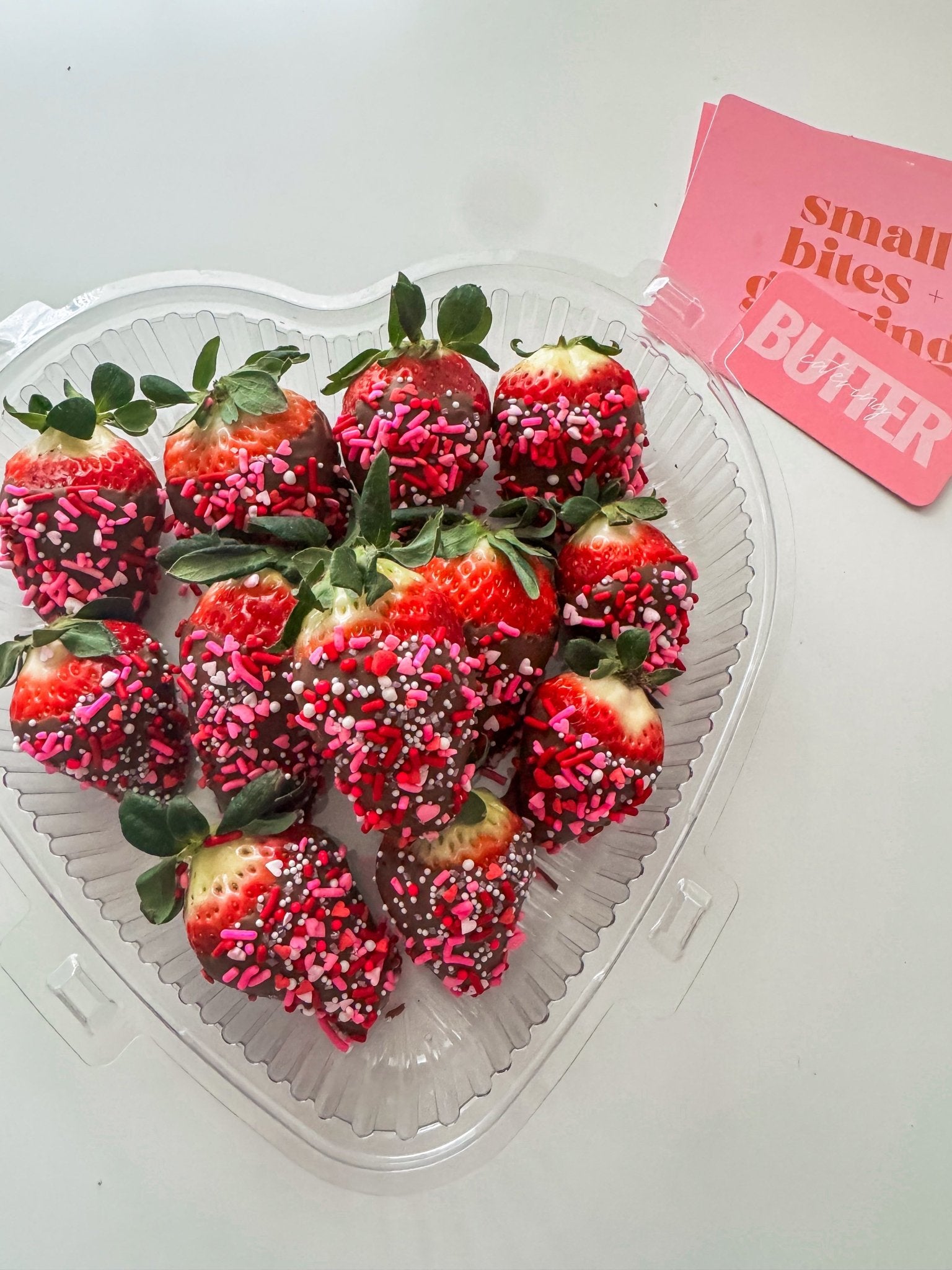 Valentine’s Chocolate - Dipped Strawberries - Butter KC | Kansas City Catering