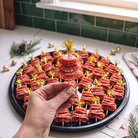 🎄 Festive Salami Trees