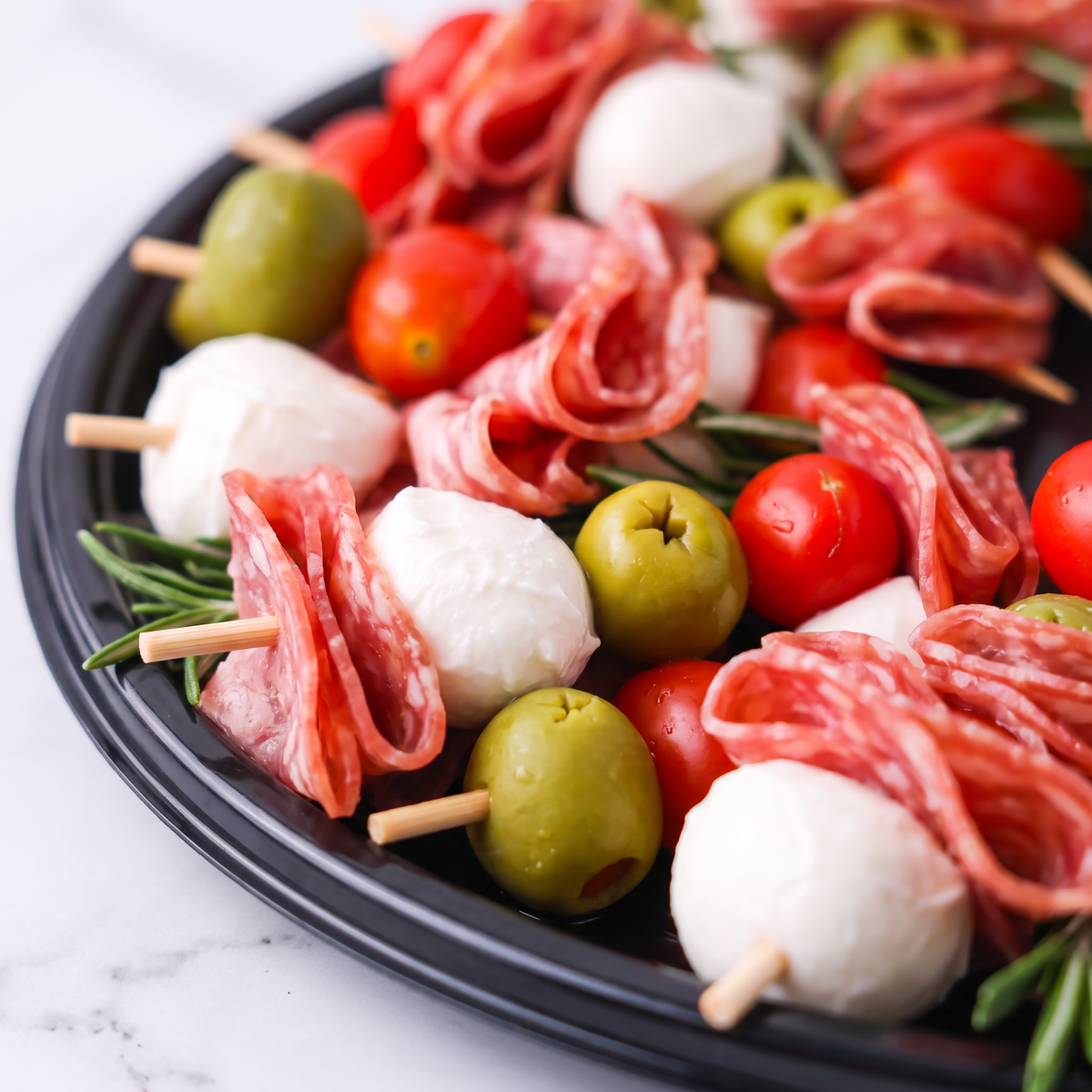 Holiday Caprese Wreath