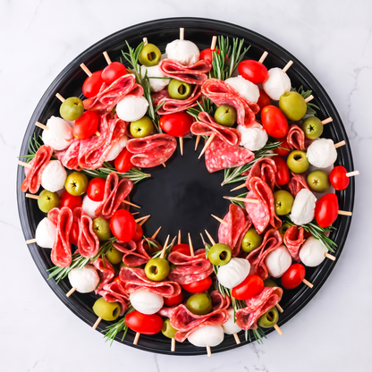 Holiday Caprese Wreath
