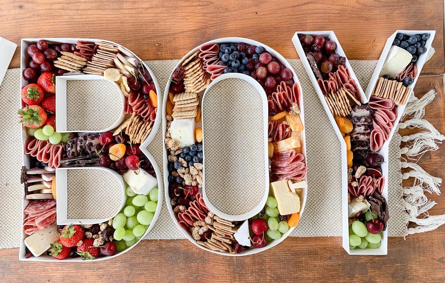 Letter/Number Graze Trays - Butter KC