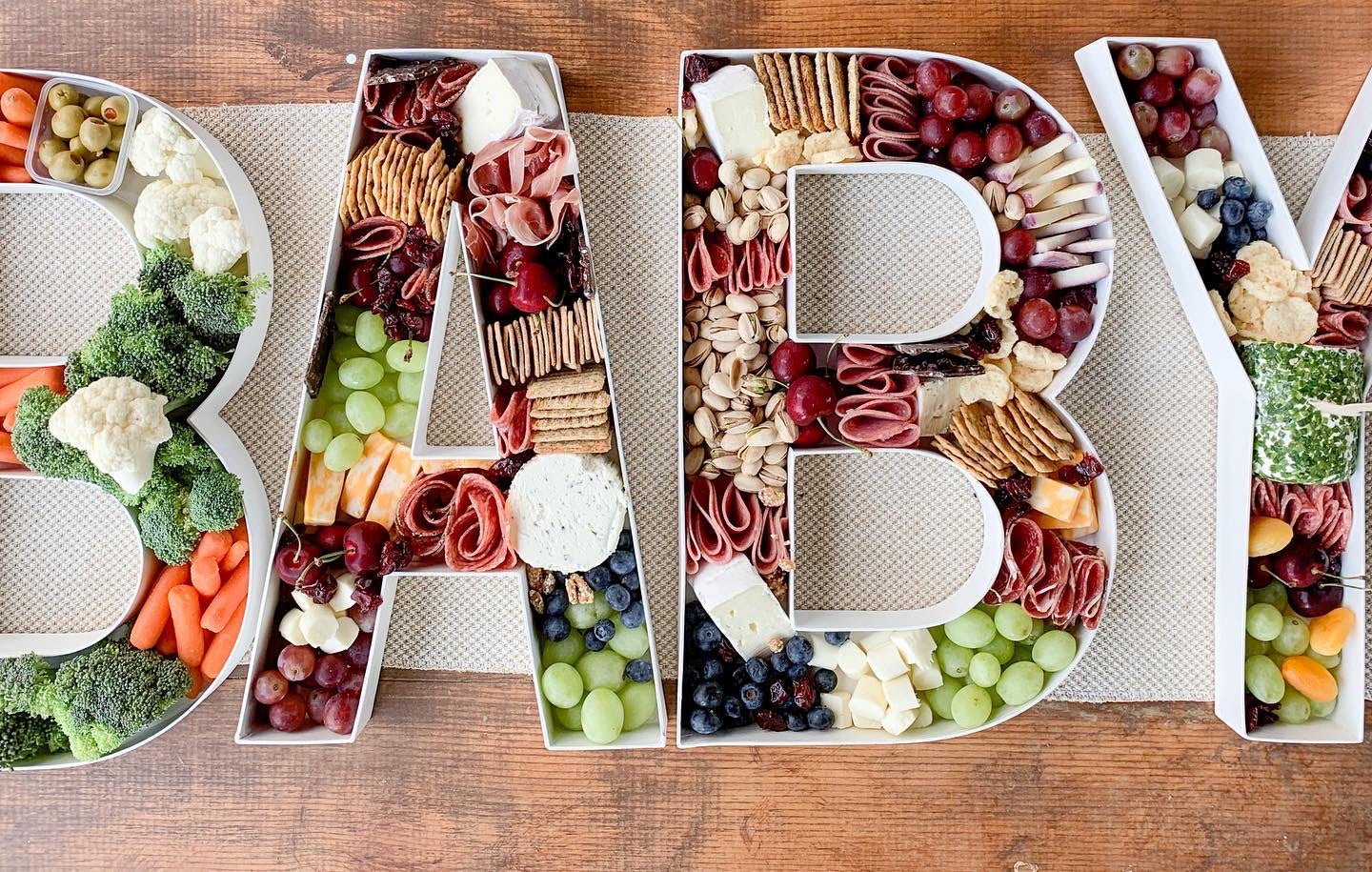 Letter/Number Graze Trays - Butter KC